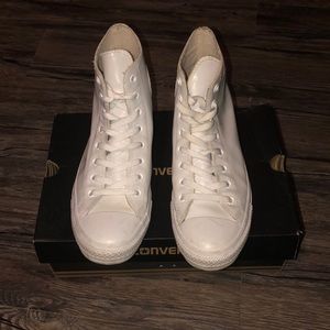 All Star Converse Rubber White Size 9.5 M 11.5 W